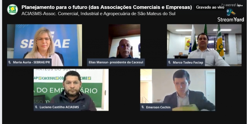 Cacesul e entidades promovem live para empresários sobre planejamento