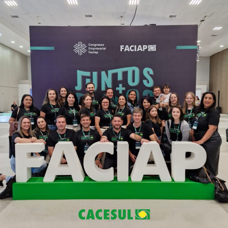 Comitiva CACESUL para o Congresso Empresarial FACIAP 2024